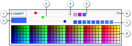 Interactive Floor Plan Software - Color Chooser