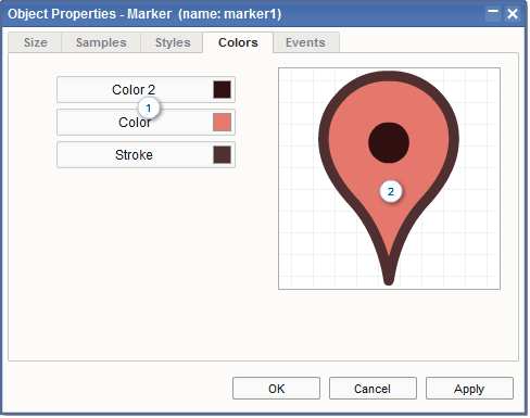 Interactive Image Creator - Object Properties Dialog Box / Tab 4