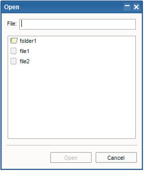File Dialog Box