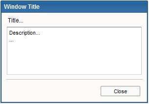 Message Window