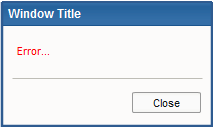 Message Window