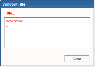 Message Window