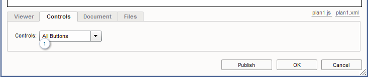 Floor Plan Software - Publish Dialog Box