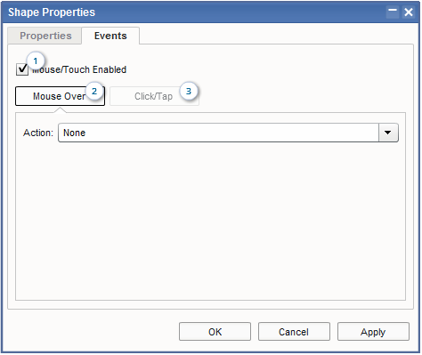 Floor Plan Software - Shape Properties Dialog Box / Tab 2